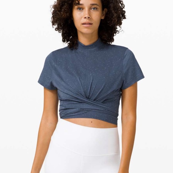 lululemon athletica Tops - NWT Lululemon Time to Restore Mock Neck SS
